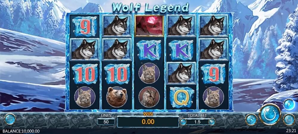 สล็อตหมาป่าในตำนาน Wolf Legend